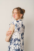 Karookh Dress 14573 - Flora Blue