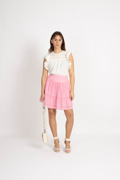 Mikela Skirt - Sachet Pink