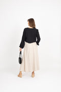Viva Ls V-Neck Top - Black