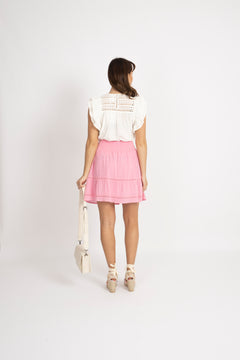 Mikela Skirt - Sachet Pink