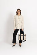 Cali Tote - Offwhite/Black