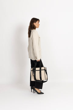 Cali Tote - Offwhite/Black