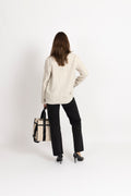 Cali Tote - Offwhite/Black
