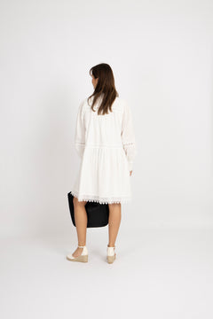 Yasvicca Ls Dress - Star White