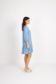 Imogene Dress - Blue Flower