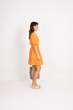 Kinsley Dress - Nectarine
