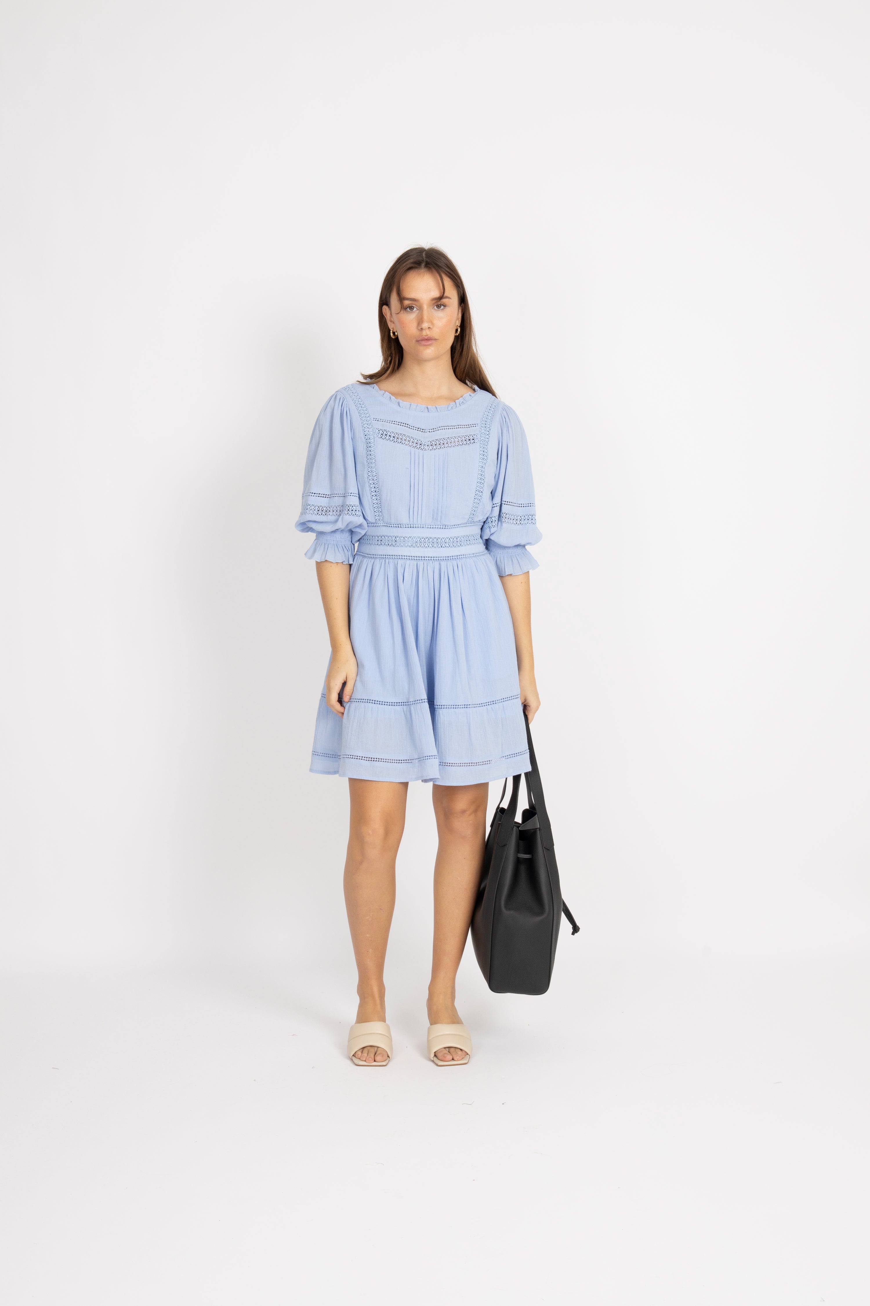 Kinsley Dress - Vista Blue