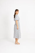 Skyler Dress - Pink/Apricot Flower