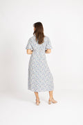 Skyler Dress - Pink/Apricot Flower