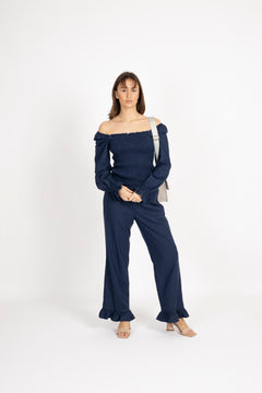 Mila Blouse - Navy