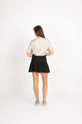 Julie Linen Skirt - Black