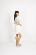 Tiffany Short Sleeve Shirt - Blue/Green