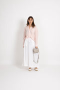 Rel Striped Linen Shirt - Peachy Pink