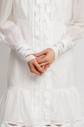 Yasponira Ls Dress - Star White