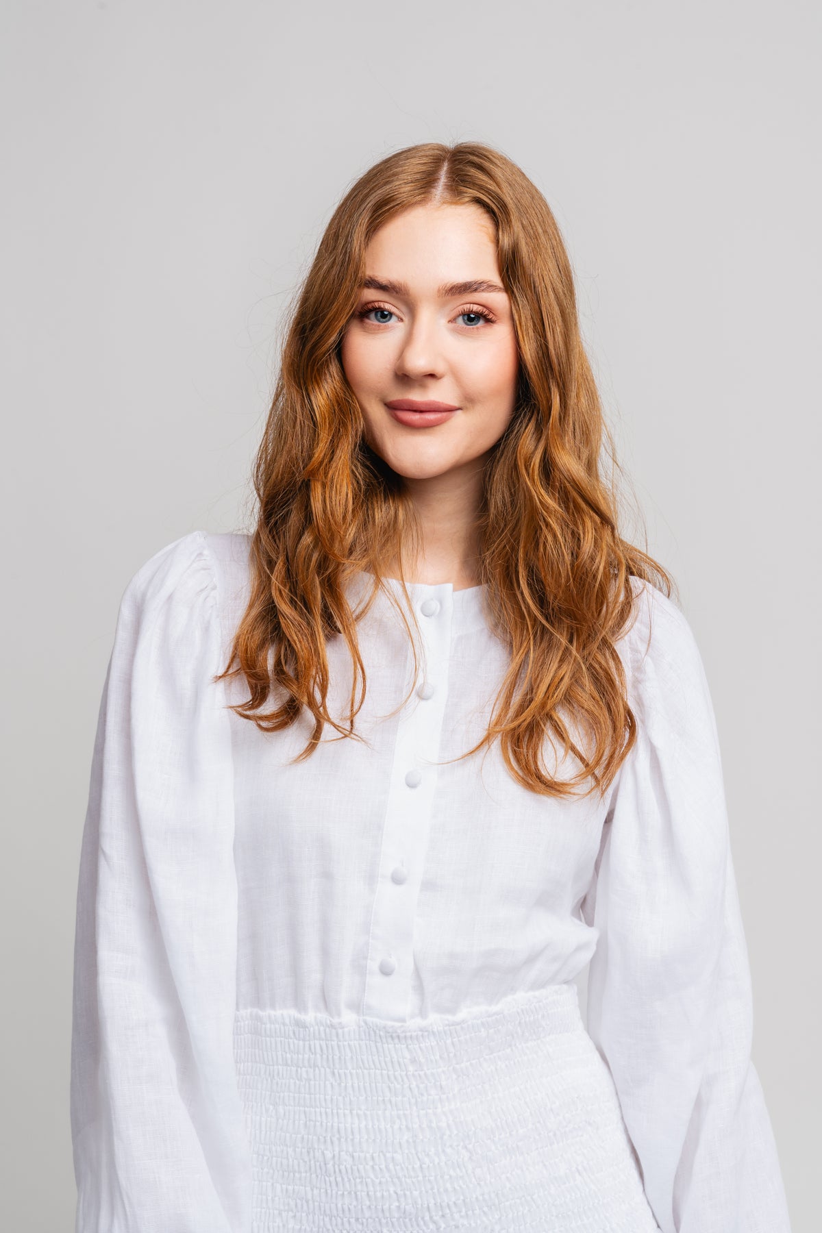 Martine Linen Dress - White Martine Linen Dress - White