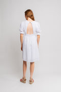 Koko Short Cotton Dress - White