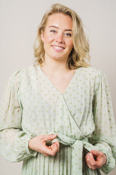 Ingrid Maxi Dress - Pistachio