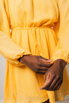 Constance Mini Dress - Saffron