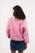 Cornelia Ls Cardigan - Soft Berry