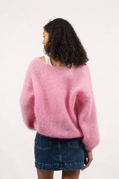 Cornelia Ls Cardigan - Soft Berry