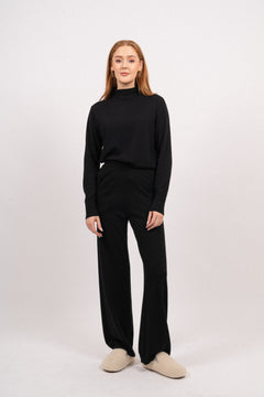 Hanni HW Knit Pant - Black