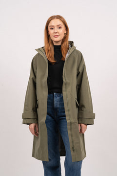 Malan Hood Raincoat - Four Leaf Clove