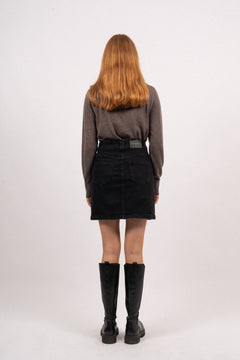 Jolenecc Denim Skirt - Black