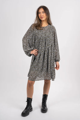 Hibba Rikkelie Short Dress - Arctic Ice Flwr