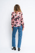 CisiraIW Blouse - Pink Floaty Flower