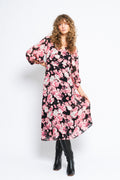 CisiraIW Dress - Pink Floaty Flower