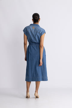 Pitti Nalin Dress - Mid Blue