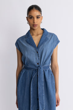 Pitti Nalin Dress - Mid Blue
