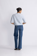 Andria Knit Cardigan - Skywriting