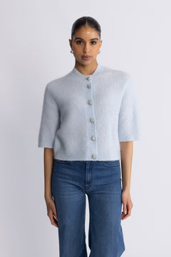 Andria Knit Cardigan - Skywriting