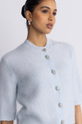 Andria Knit Cardigan - Skywriting