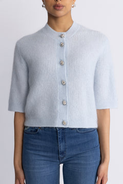 Andria Knit Cardigan - Skywriting