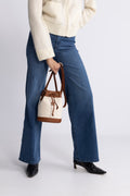 Canvas Bucket Bag - Brown