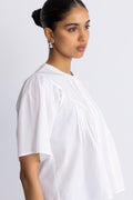 Ethelyn 2/4 Shirt - Bright White