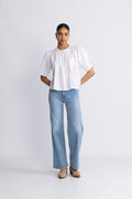 Ethelyn 2/4 Shirt - Bright White