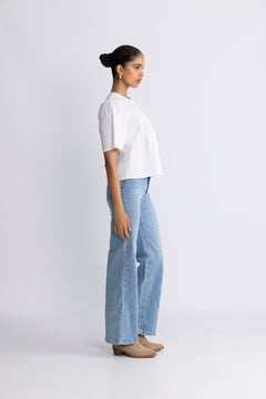 Ethelyn 2/4 Shirt - Bright White
