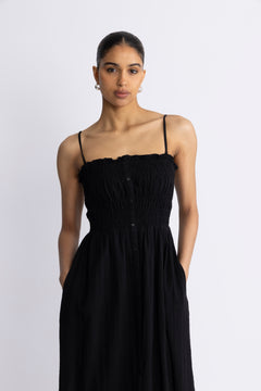 Briona Strap Dress - Black