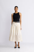 Poppycc Anglaise Skirt - Bone