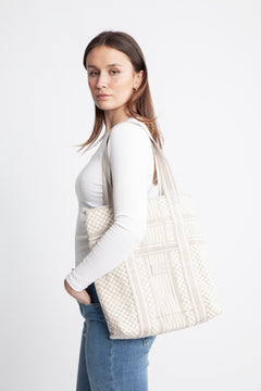 Tote Carmela 2.0 - Heritage Stripe Beige