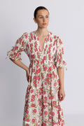 Bohemian Relaxed Dress - Pink Meadow