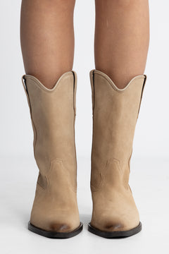 Nikki Suede - Beige Suede