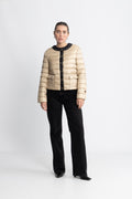 Ida Down Jacket - Light Beige/Black