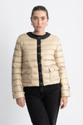 Ida Down Jacket - Light Beige/Black