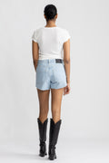 Porto Shorts Raw - Light Blue