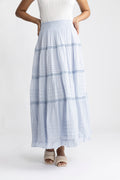 Felicia S Voile Skirt - Light Blue