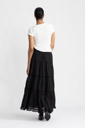 Felicia S Voile Skirt - Black